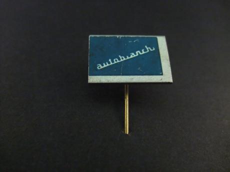 Autobianchi Italiaans automerk( overgenomen door Lancia)logo blauw